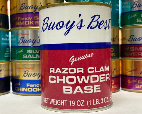 Canned Razor Clam Chowder Base