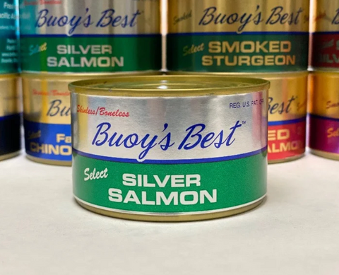 canned sliver salmon