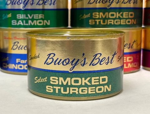 Canned Smoked Sturgeon