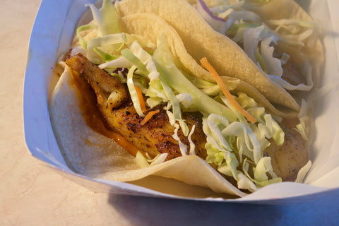 Seafood tacos