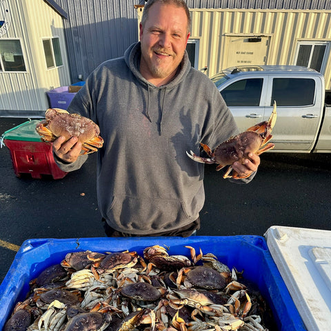 Dungeness Crab in Tote