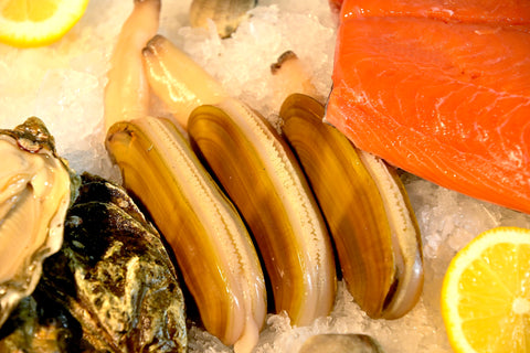 Razor Clams in Shell